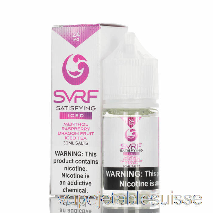Vape Suisse Glacé Satisfaisant - E-liquide Sels Svrf - 30ml 48mg